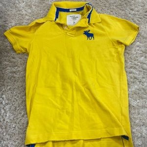 Abercrombie and fitch yellow polo